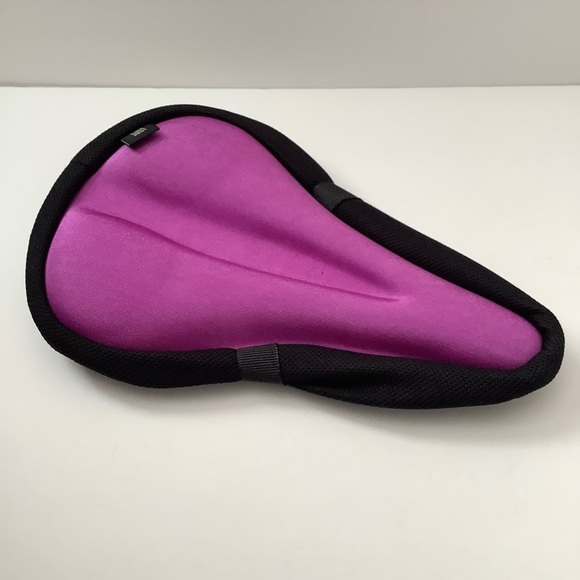 BIKEROO Gel Bike Seat Cover NEW Spin Class Narrow Padded Cushion Purple Small - Picture 9 of 9